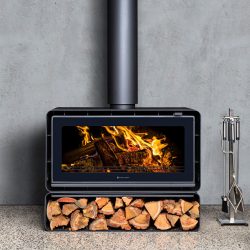 Kalora Urban LS Freestanding Wood Fireplace